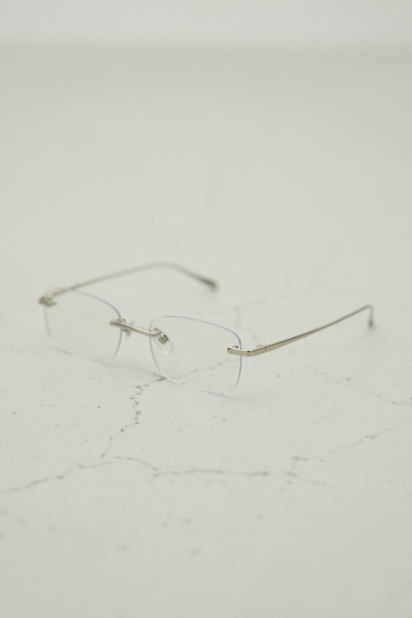 【noeyedia】リムレススクエアアイウエア 詳細画像 SLV 4