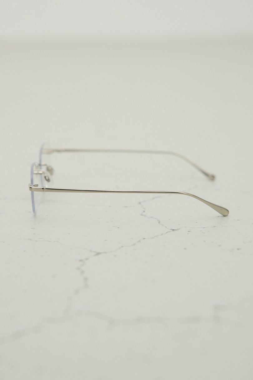 【noeyedia】リムレススクエアアイウエア 詳細画像 SLV 5