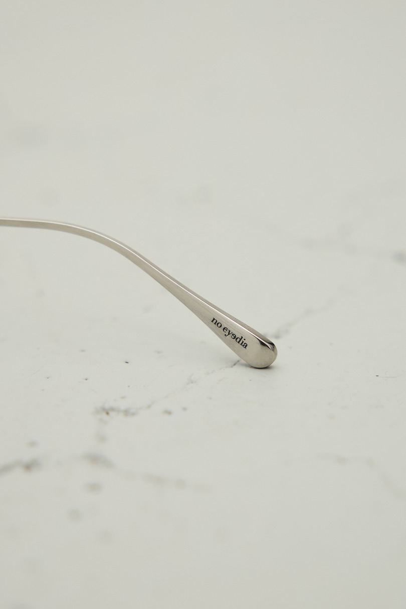 【noeyedia】リムレススクエアアイウエア 詳細画像 SLV 8