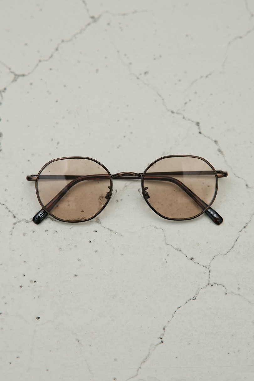 【noeyedia】メタルフレームアイウエア 詳細画像 BRN 3