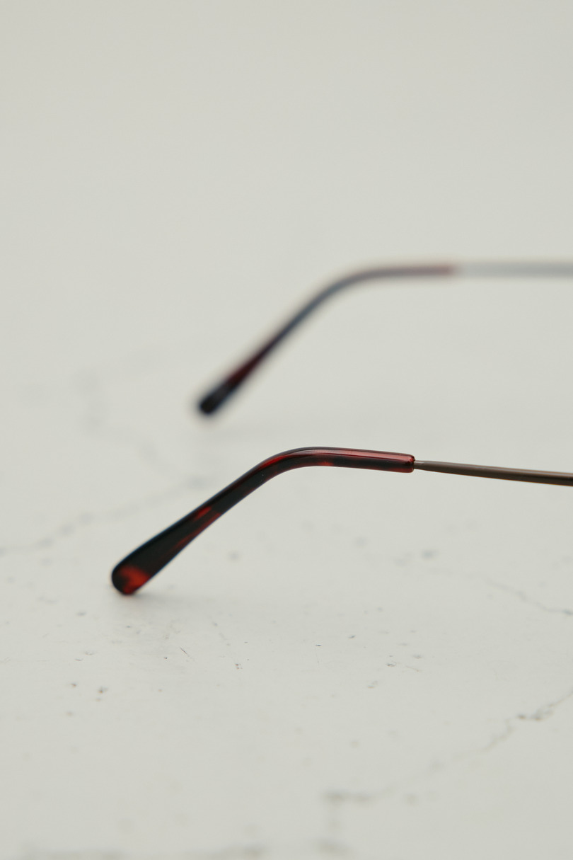 【noeyedia】メタルフレームアイウエア 詳細画像 BRN 8