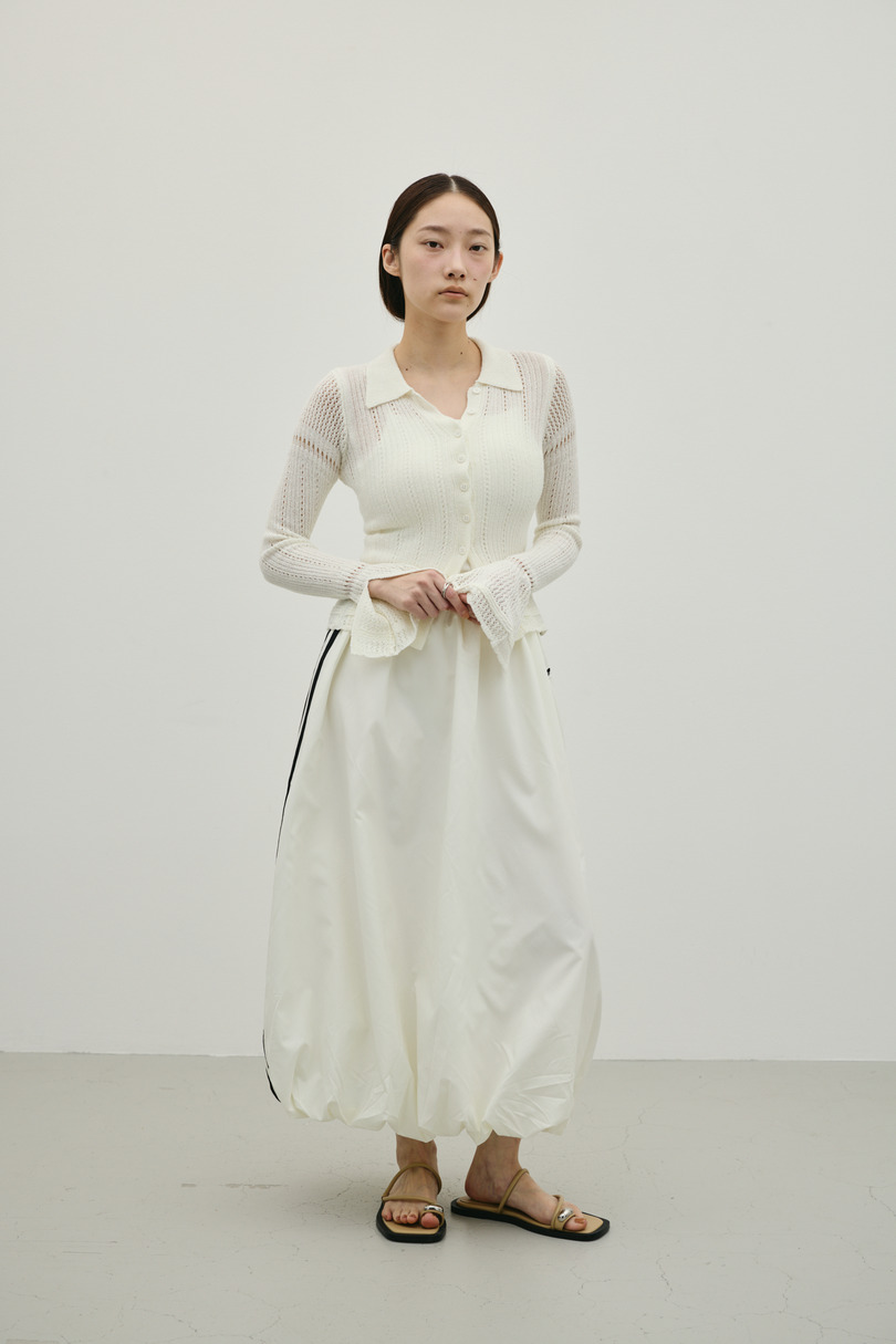 【adidas】BALOON LONG SKIRT 詳細画像 WHT 4