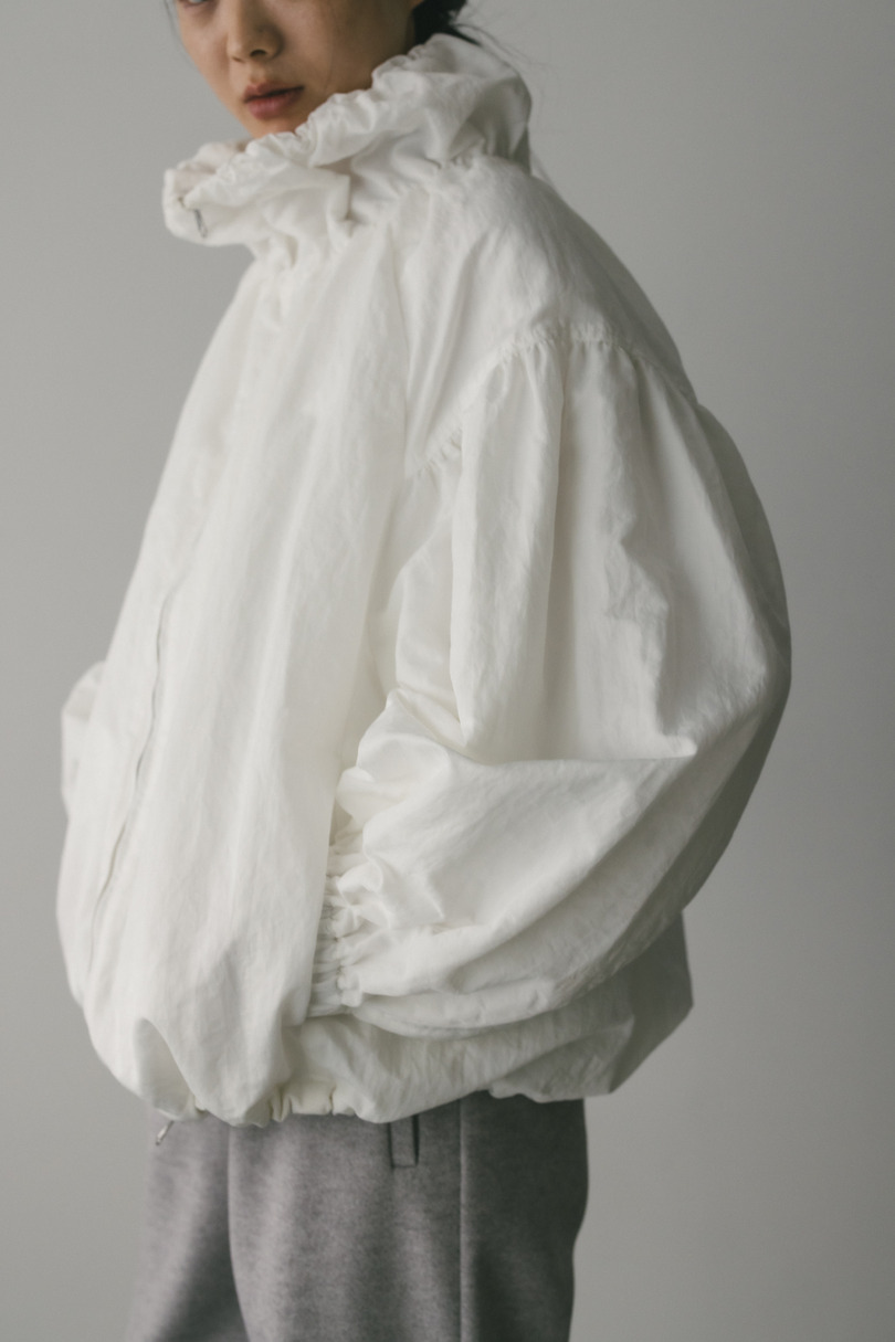 ギャザーネックブルゾン 詳細画像 WHT 4