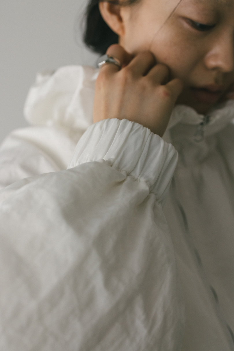 ギャザーネックブルゾン 詳細画像 WHT 7