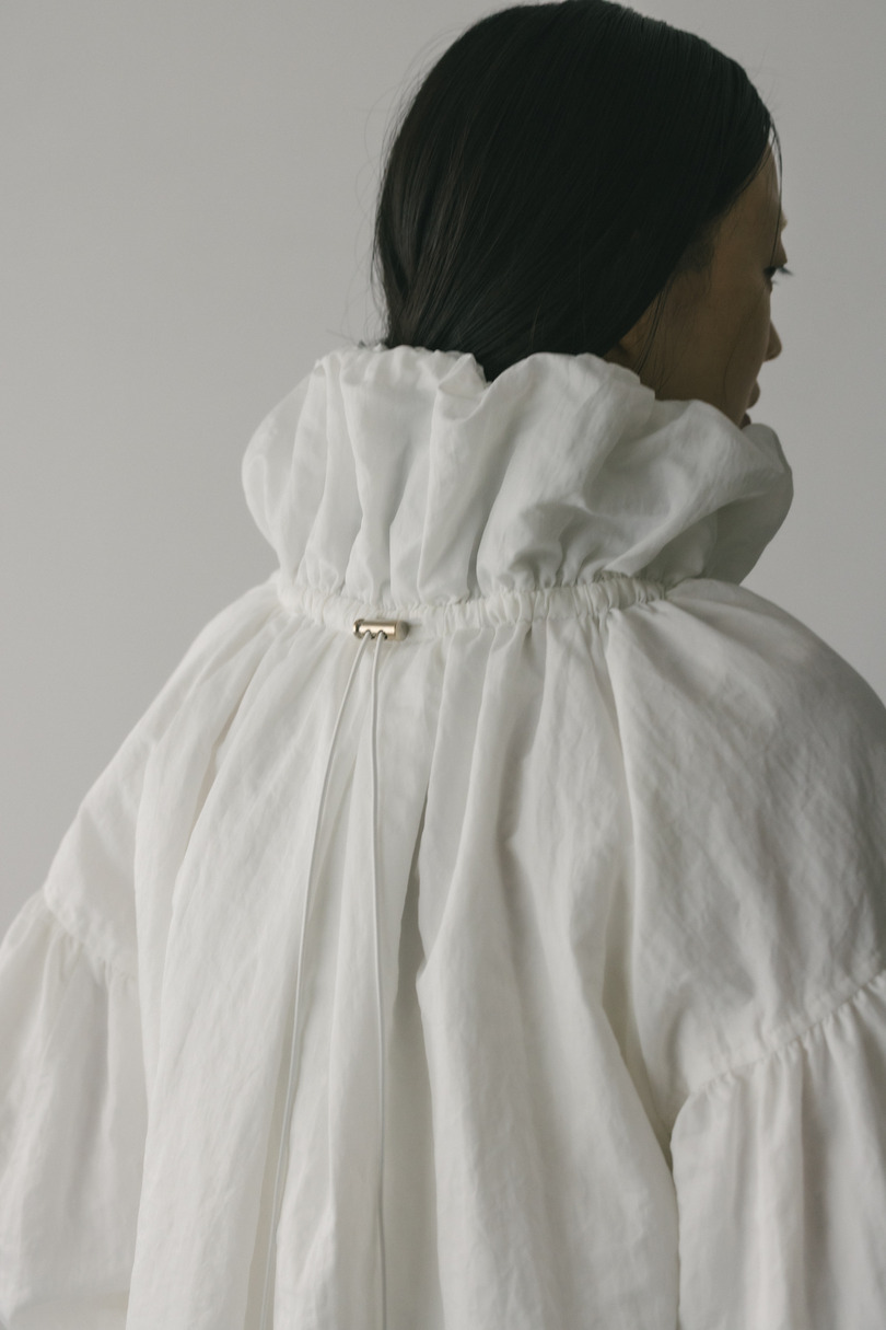 ギャザーネックブルゾン 詳細画像 WHT 8