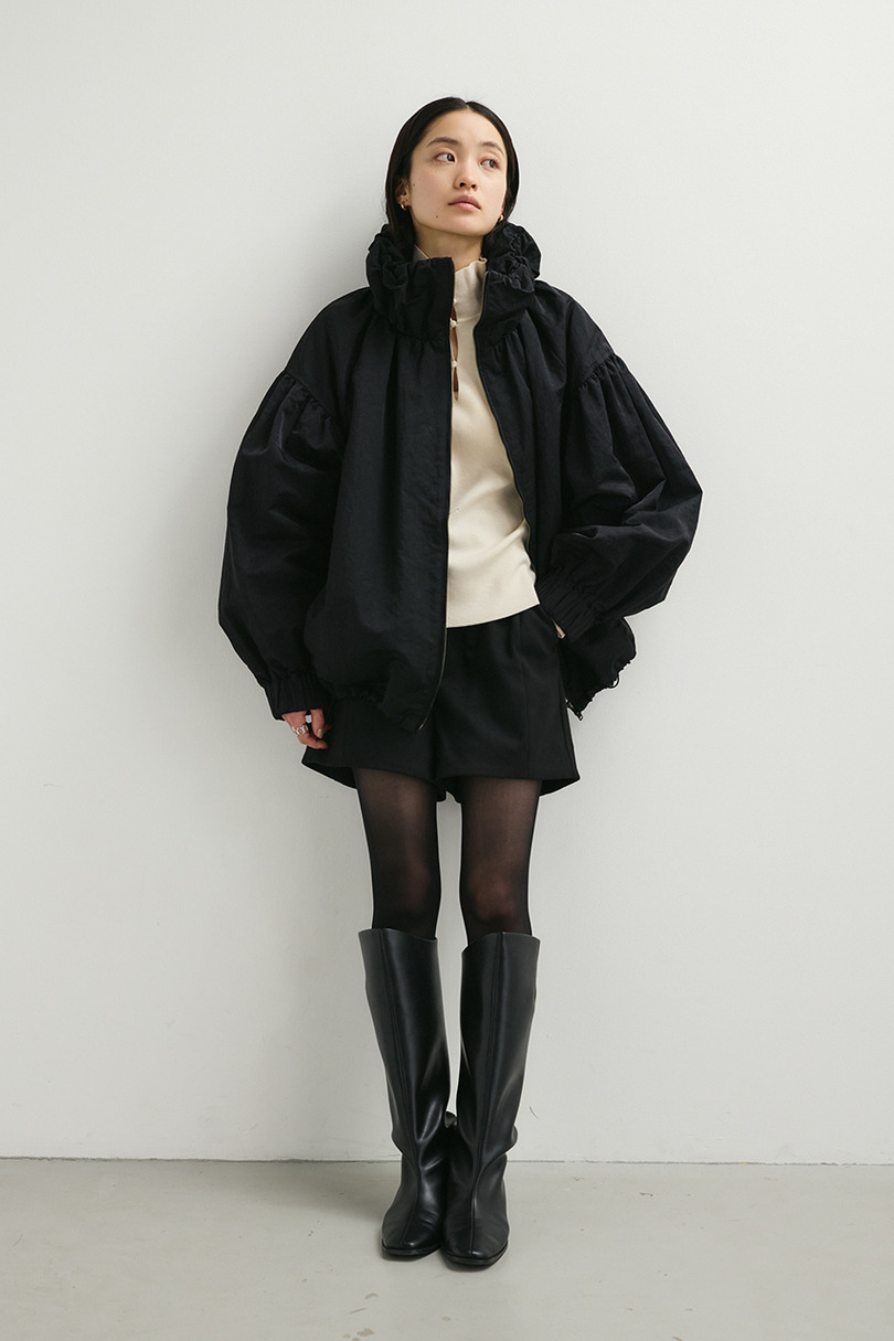 ギャザーネックブルゾン 詳細画像 BLK 7