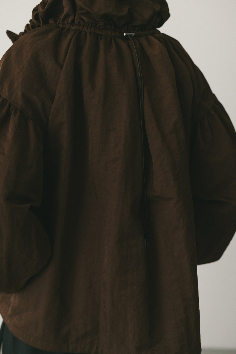 ギャザーネックブルゾン 詳細画像 BRN 10