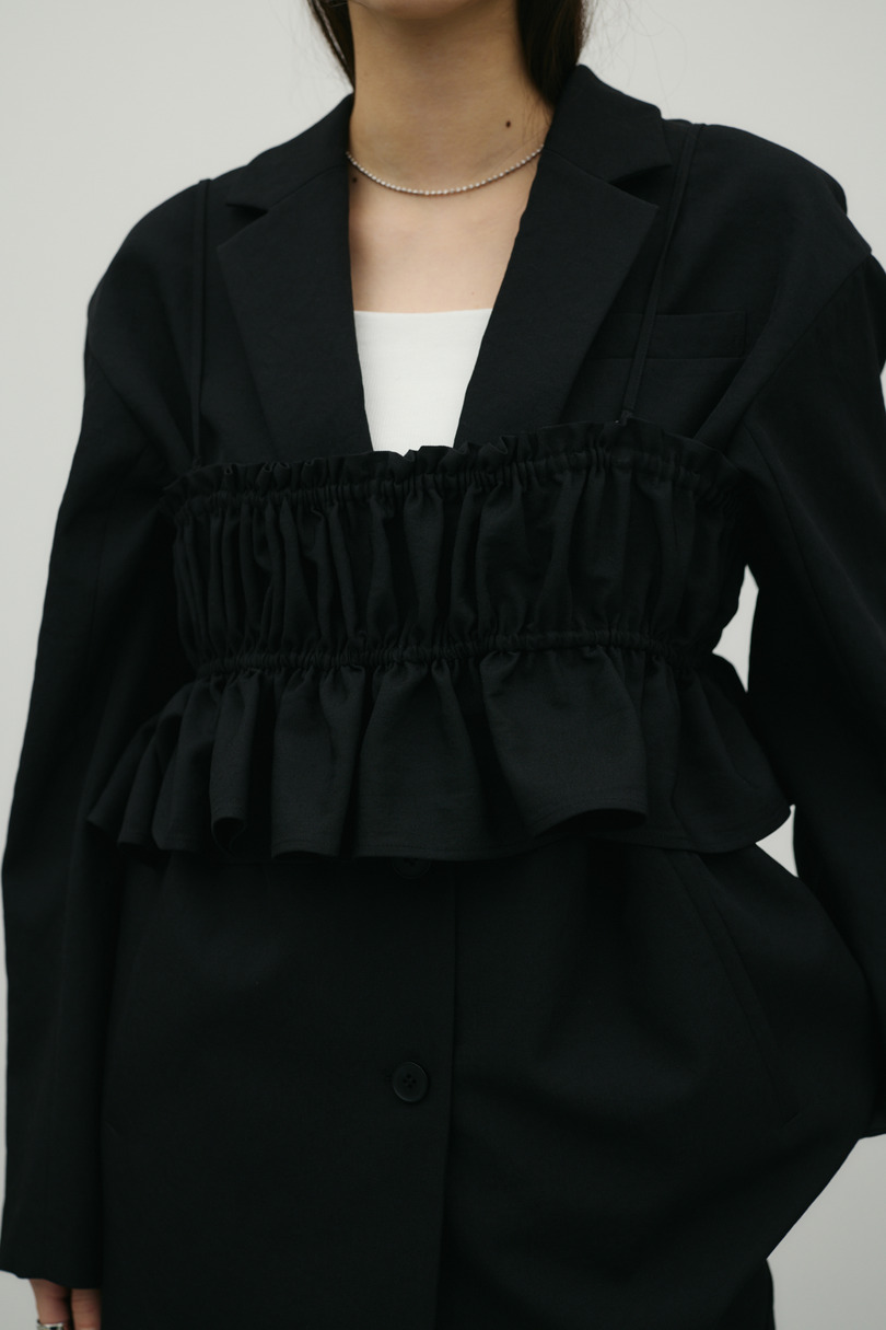 ハイラインフリルビスチェ