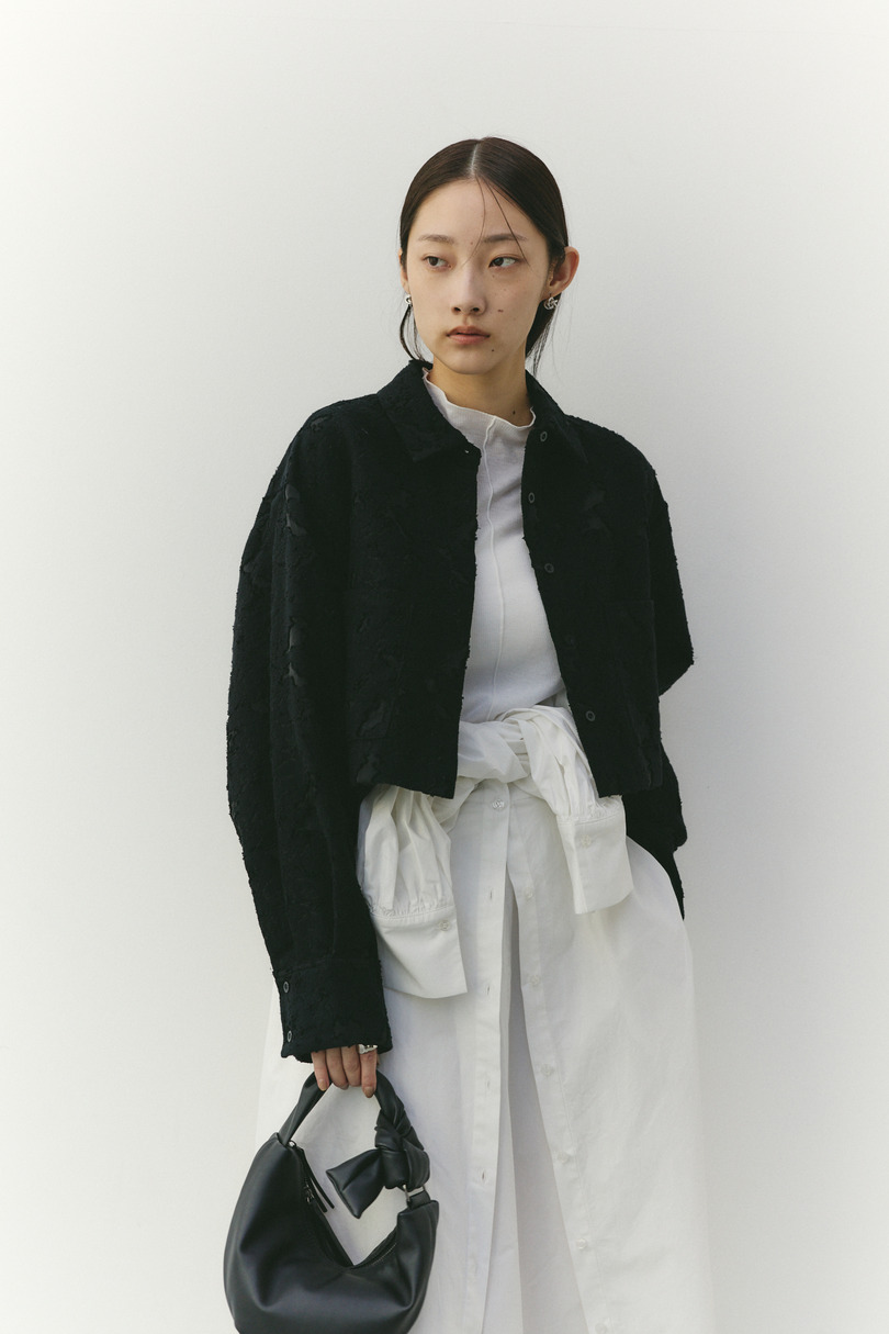 ジャガードショートジャケット 詳細画像 BLK 3