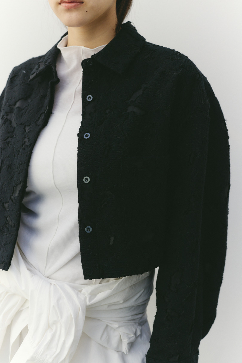 ジャガードショートジャケット 詳細画像 BLK 7