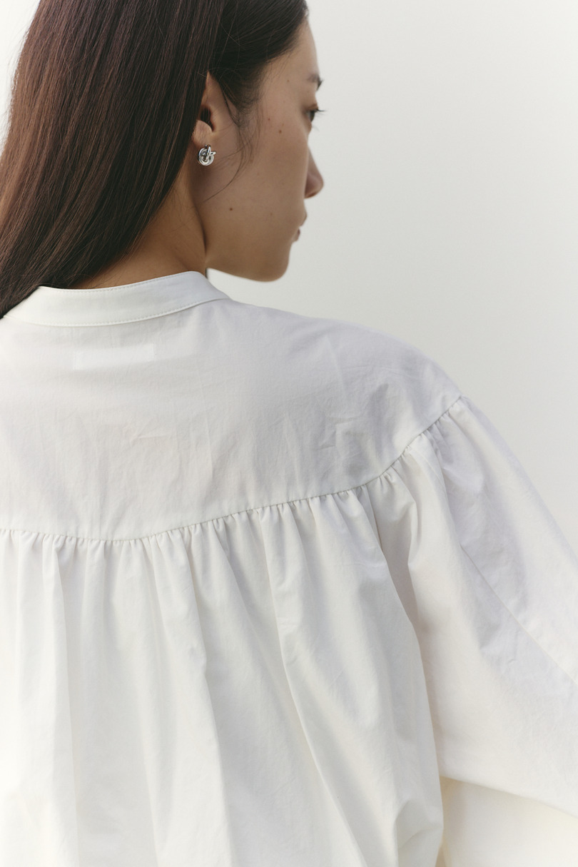 ギャザーバルーンブラウス 詳細画像 WHT 14