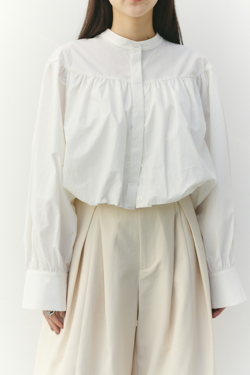 ギャザーバルーンブラウス 詳細画像 WHT 7
