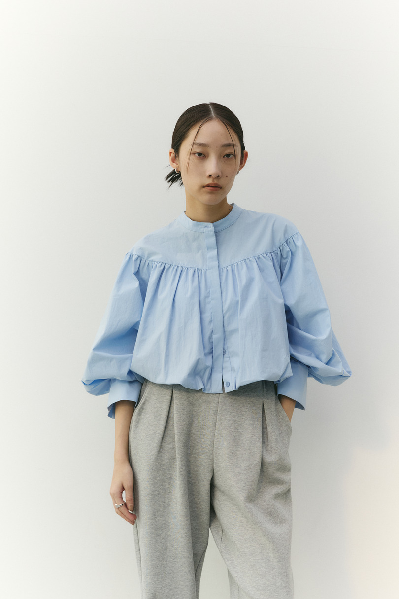 ギャザーバルーンブラウス 詳細画像 SAX 3