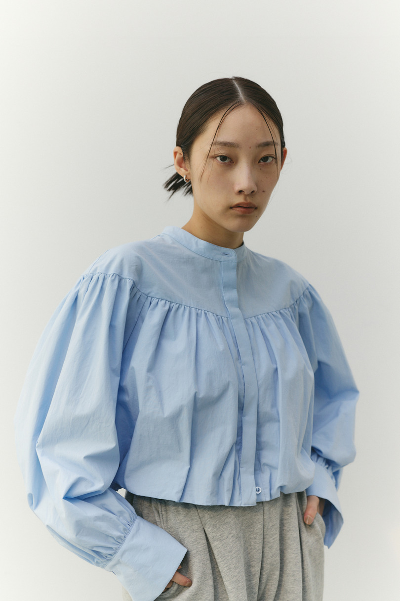 ギャザーバルーンブラウス 詳細画像 SAX 8