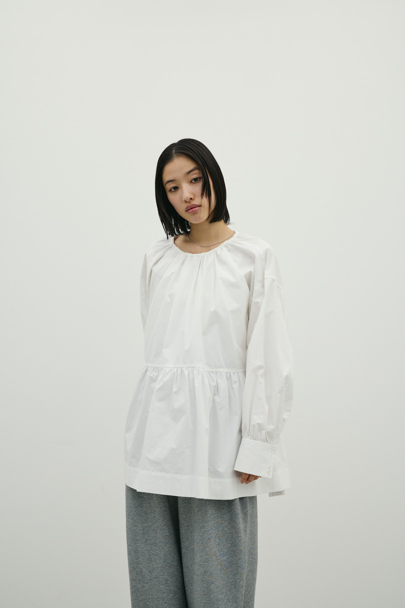 2WAYバックオープンシャツ 詳細画像 WHT 3