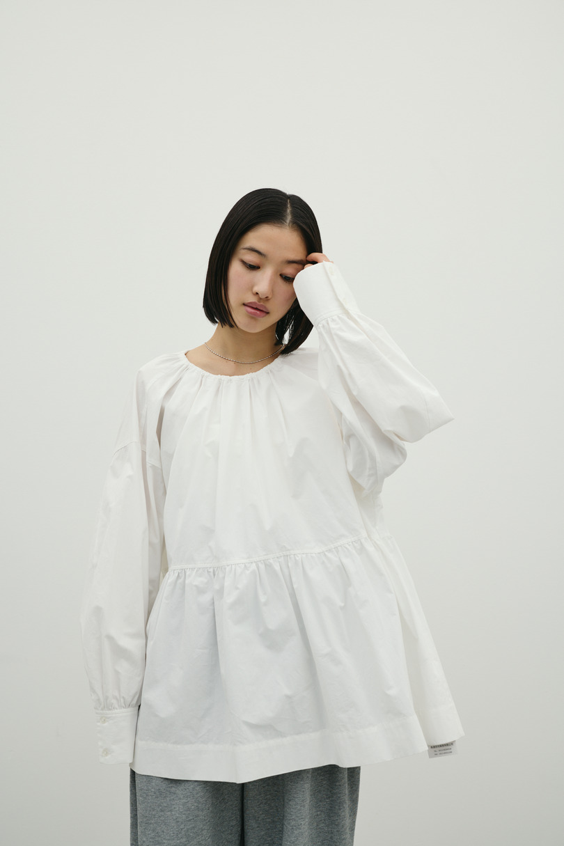 2WAYバックオープンシャツ 詳細画像 WHT 4