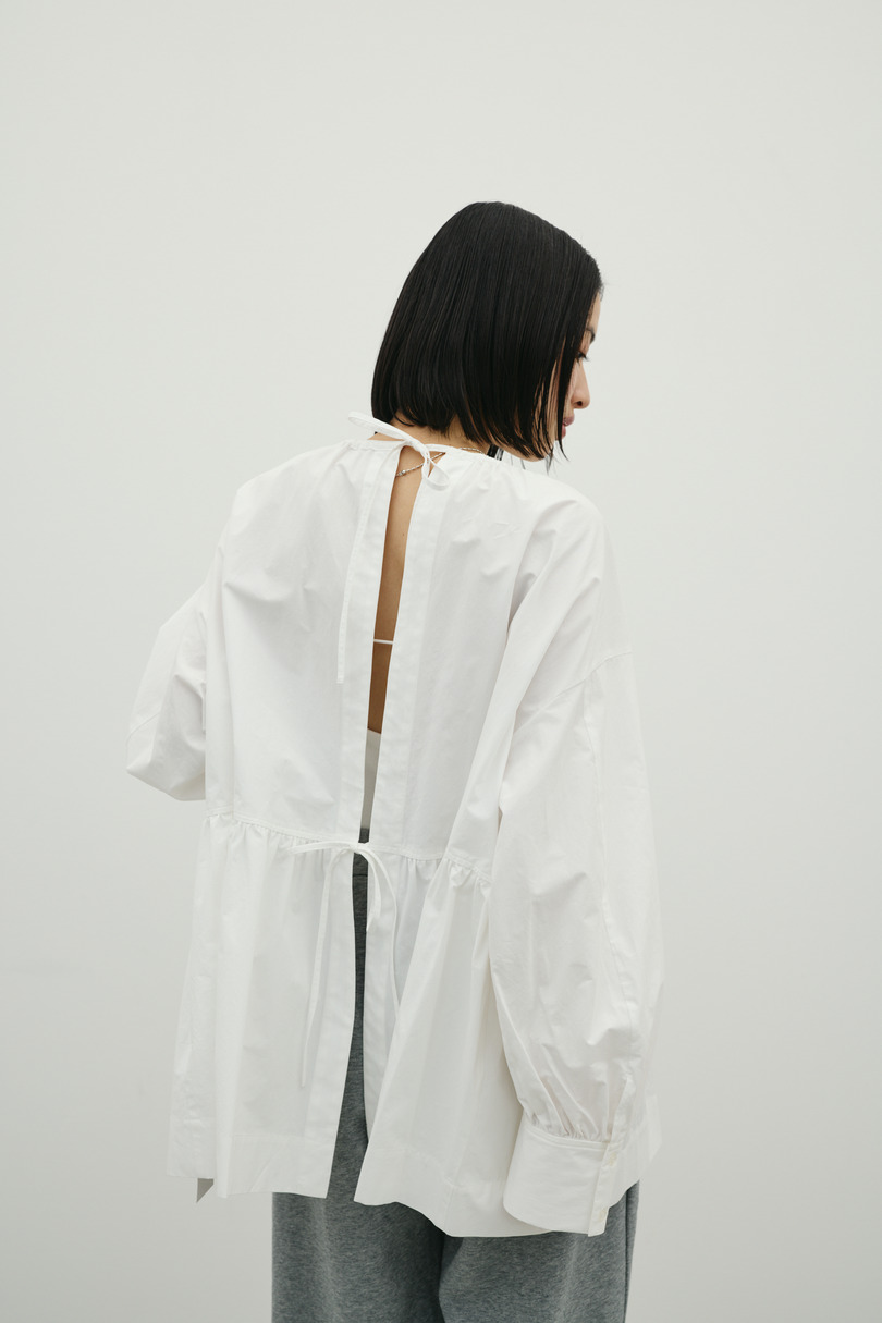 2WAYバックオープンシャツ 詳細画像 WHT 6