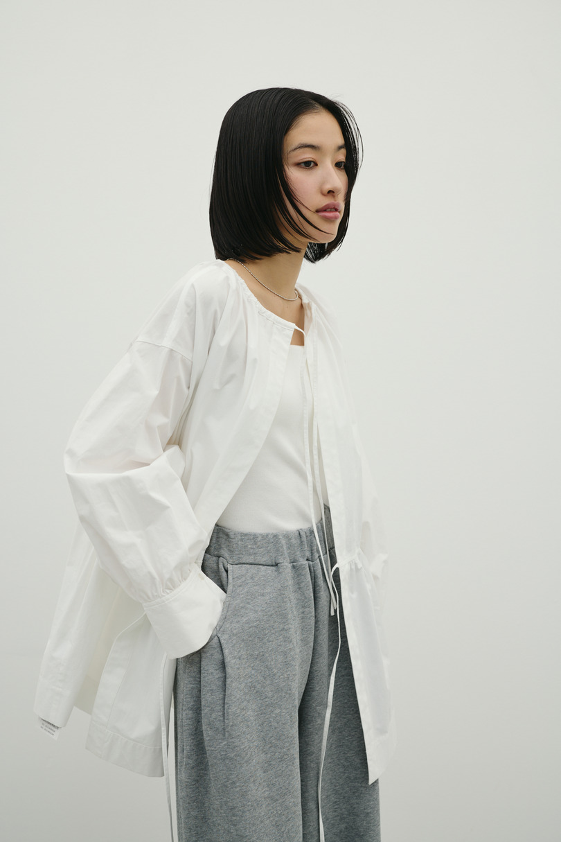 2WAYバックオープンシャツ 詳細画像 WHT 8