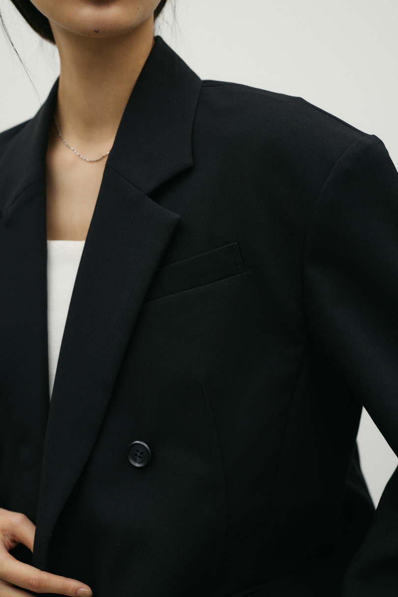 シームデザインテーラードジャケット 詳細画像 BLK 14
