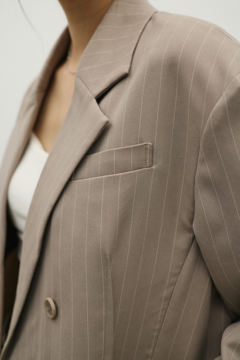 シームデザインテーラードジャケット 詳細画像 柄BEG 11