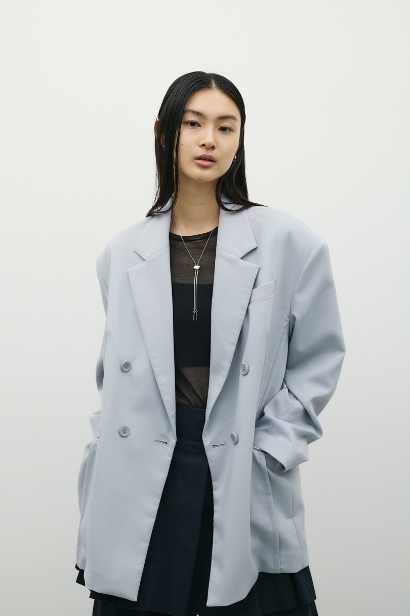 シームデザインテーラードジャケット 詳細画像 SAX 8