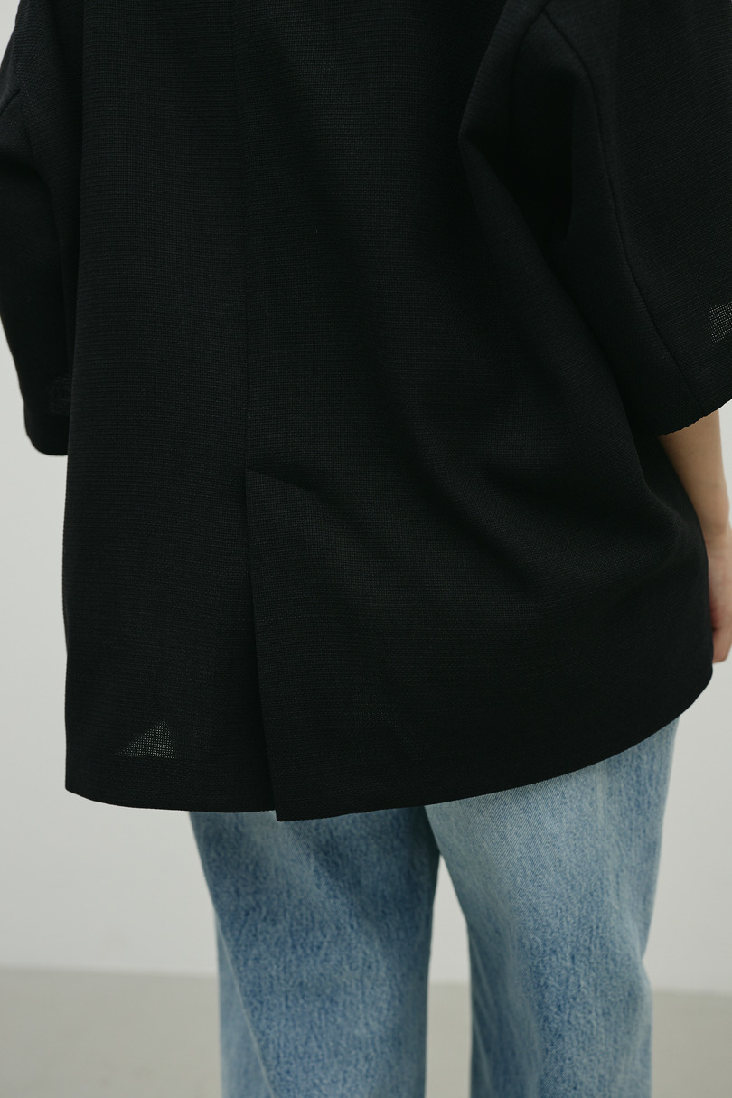 リネンライクテーラージャケット 詳細画像 BLK 10