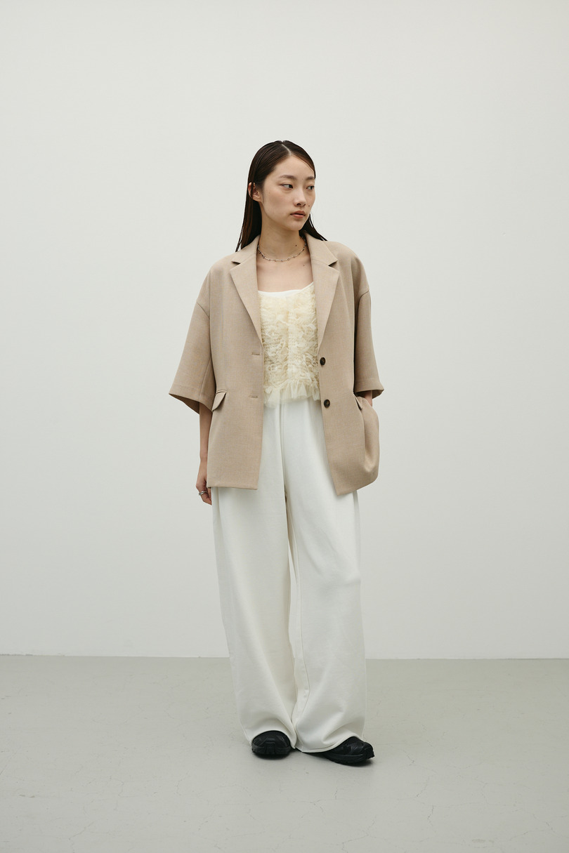 リネンライクテーラージャケット 詳細画像 BEG 2