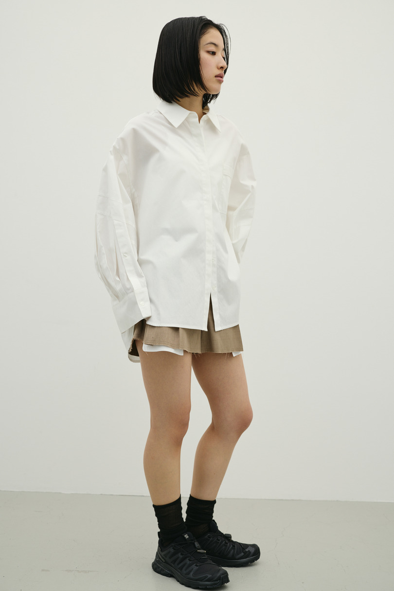 パネルオーバーシャツ 詳細画像 WHT 3