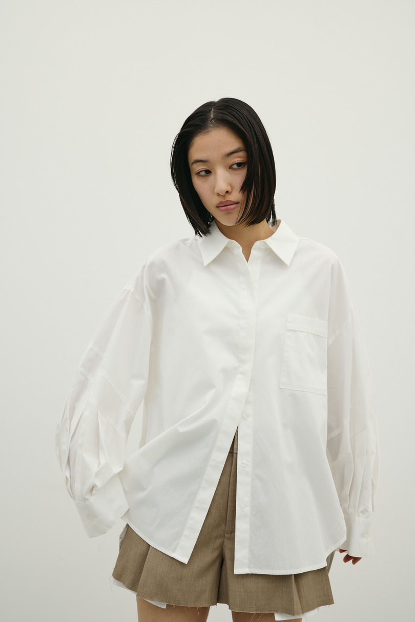 パネルオーバーシャツ 詳細画像 WHT 4