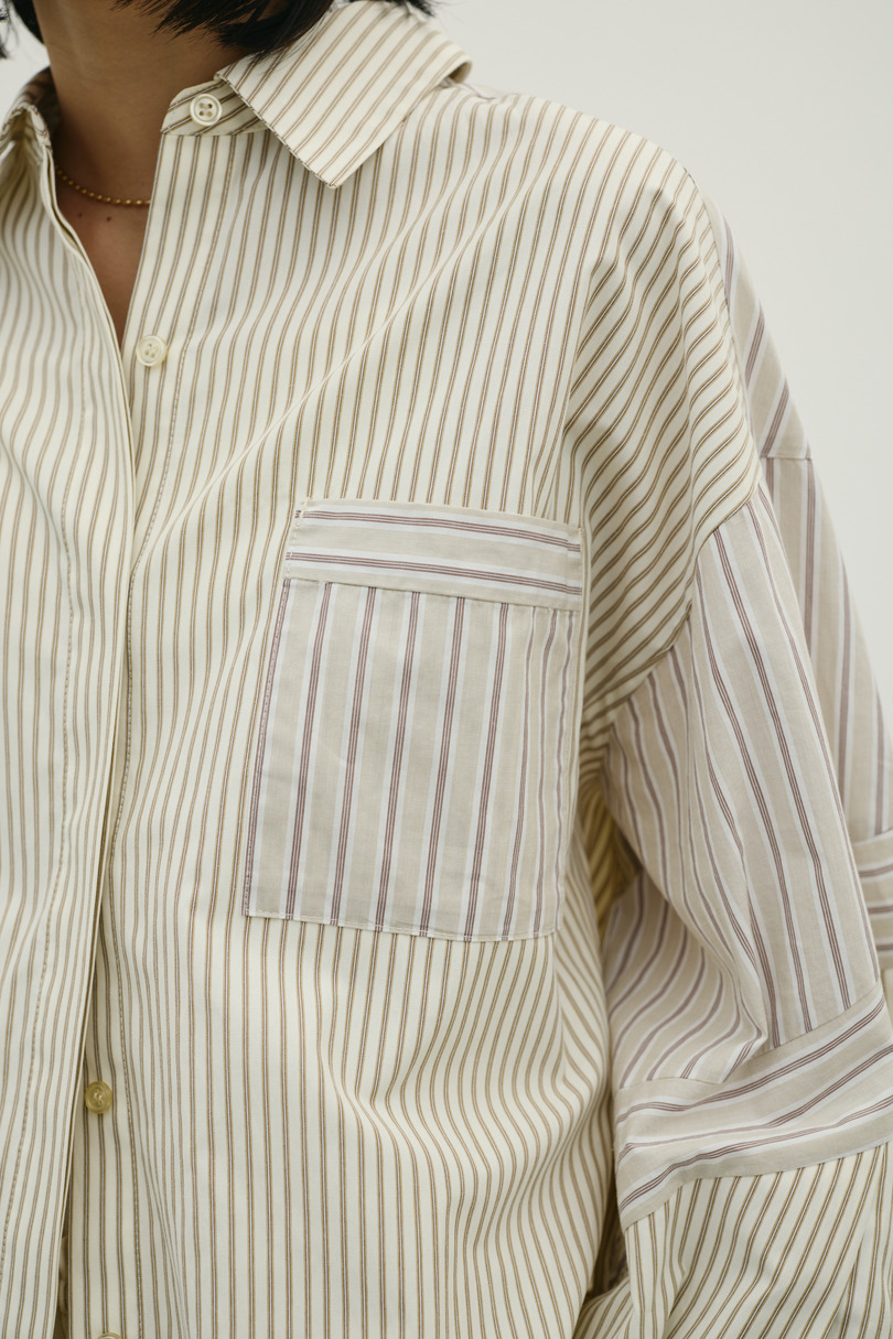 パネルオーバーシャツ 詳細画像 柄BEG 15