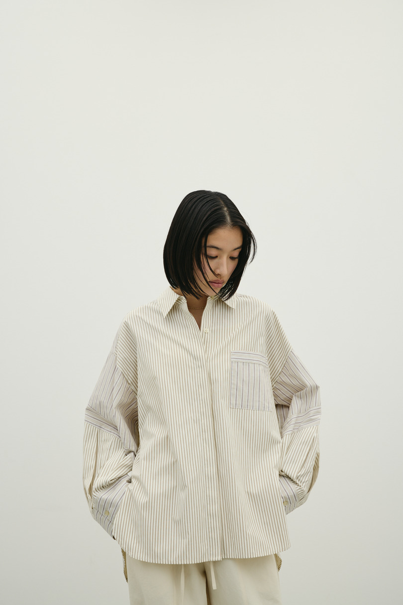 パネルオーバーシャツ 詳細画像 柄BEG 4