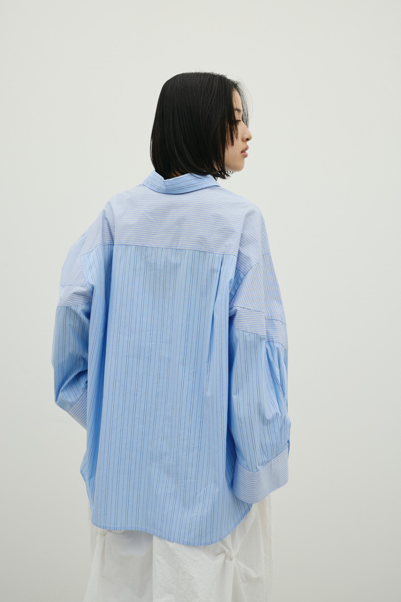 パネルオーバーシャツ 詳細画像 柄BLU 10