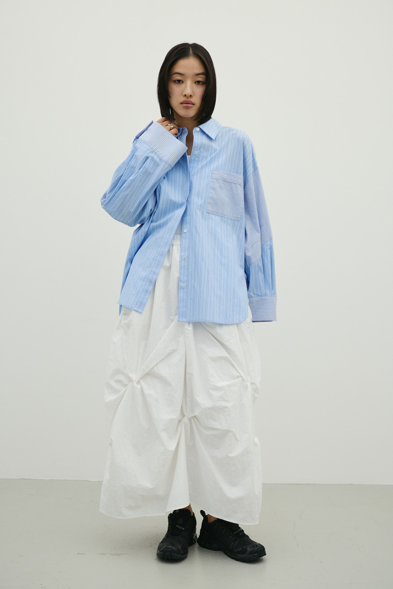 パネルオーバーシャツ 詳細画像 柄BLU 3