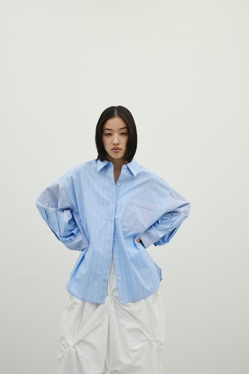 パネルオーバーシャツ 詳細画像 柄BLU 5