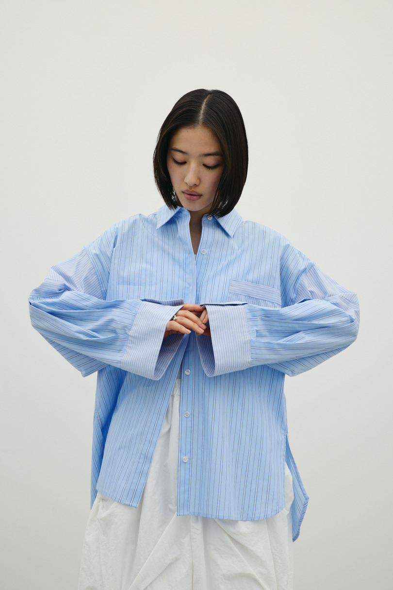 パネルオーバーシャツ 詳細画像 柄BLU 6