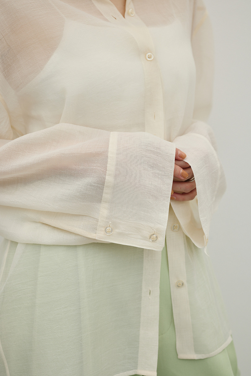 シアーオーバーシャツ 詳細画像 IVOY 10