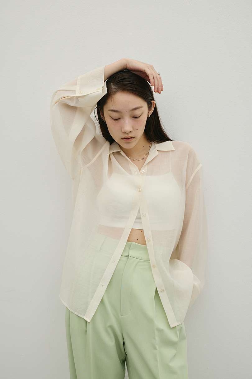 シアーオーバーシャツ 詳細画像 IVOY 5