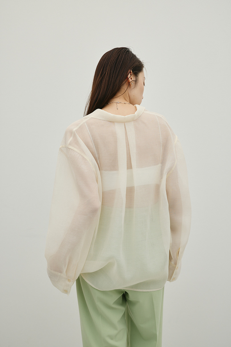 シアーオーバーシャツ 詳細画像 IVOY 7