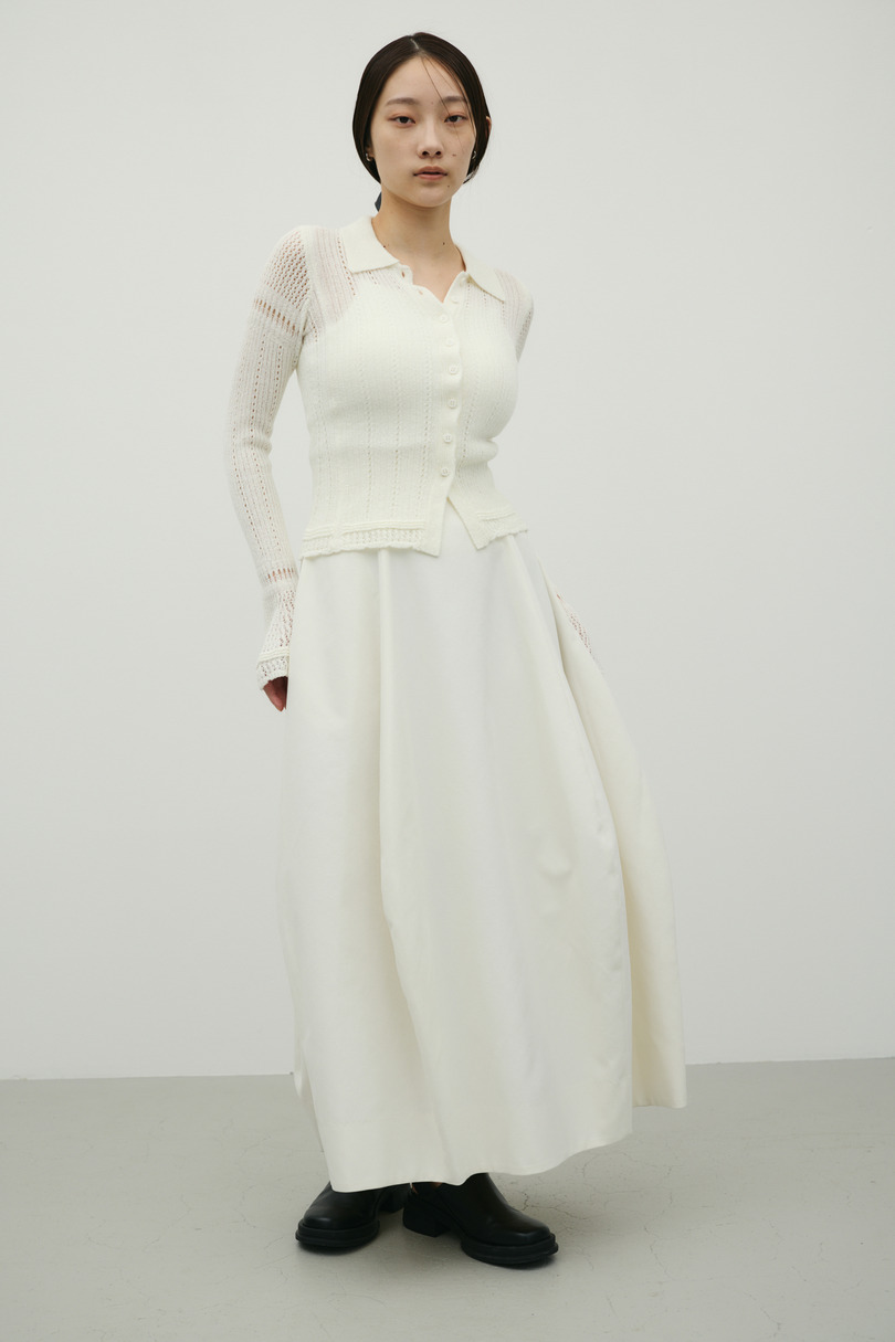 ヘムバルーンスカート 詳細画像 WHT 2