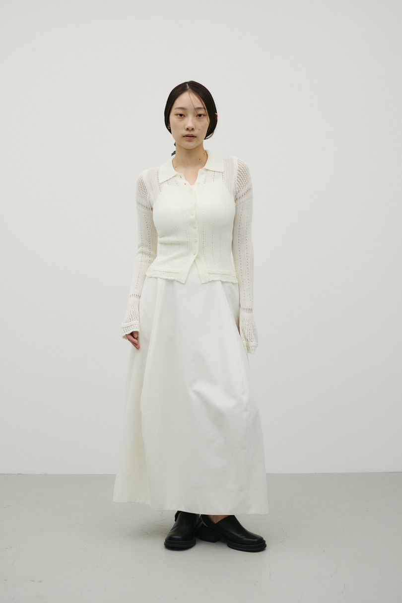 ヘムバルーンスカート 詳細画像 WHT 4