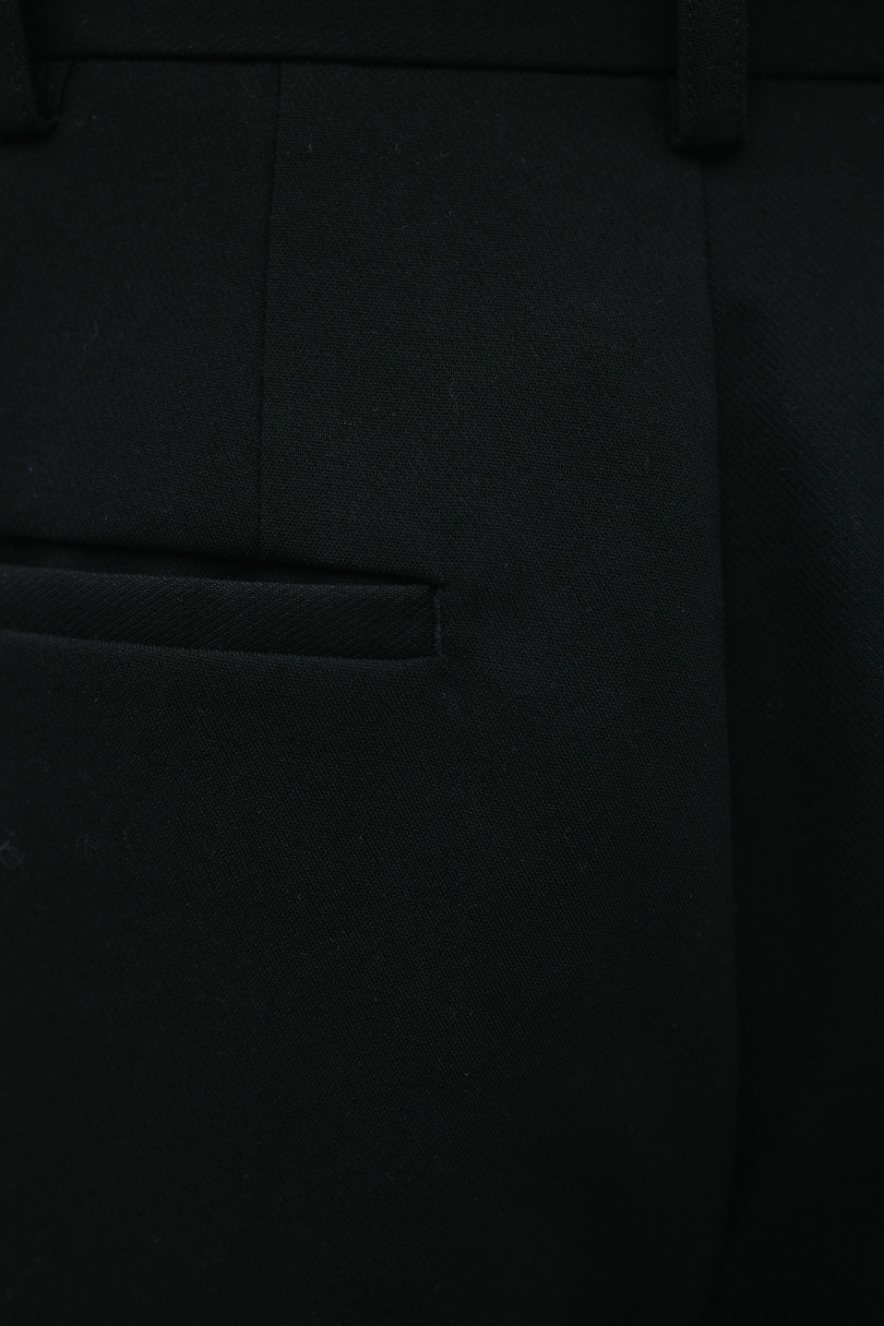 ストレートタックパンツ 詳細画像 BLK 12