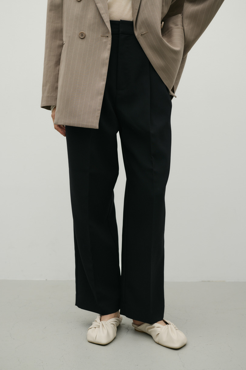 ストレートタックパンツ 詳細画像 BLK 5