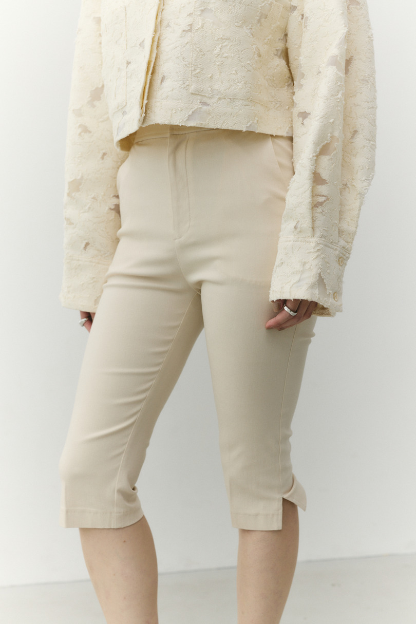 ハイストレッチカプリパンツ 詳細画像 IVOY 3