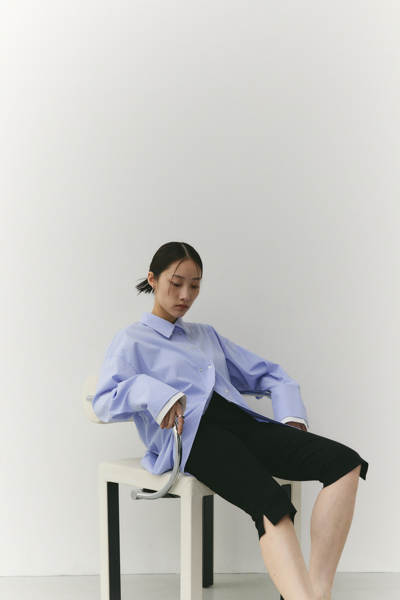 ハイストレッチカプリパンツ 詳細画像 BLK 7