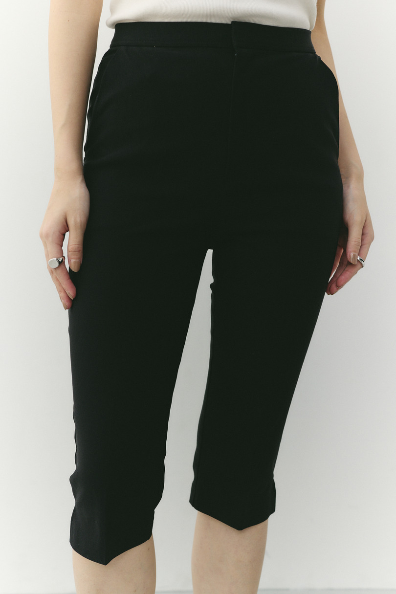 ハイストレッチカプリパンツ 詳細画像 BLK 9