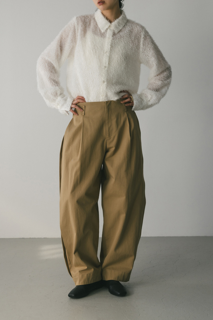 サイドタックフォルムパンツ 詳細画像 BEG 4