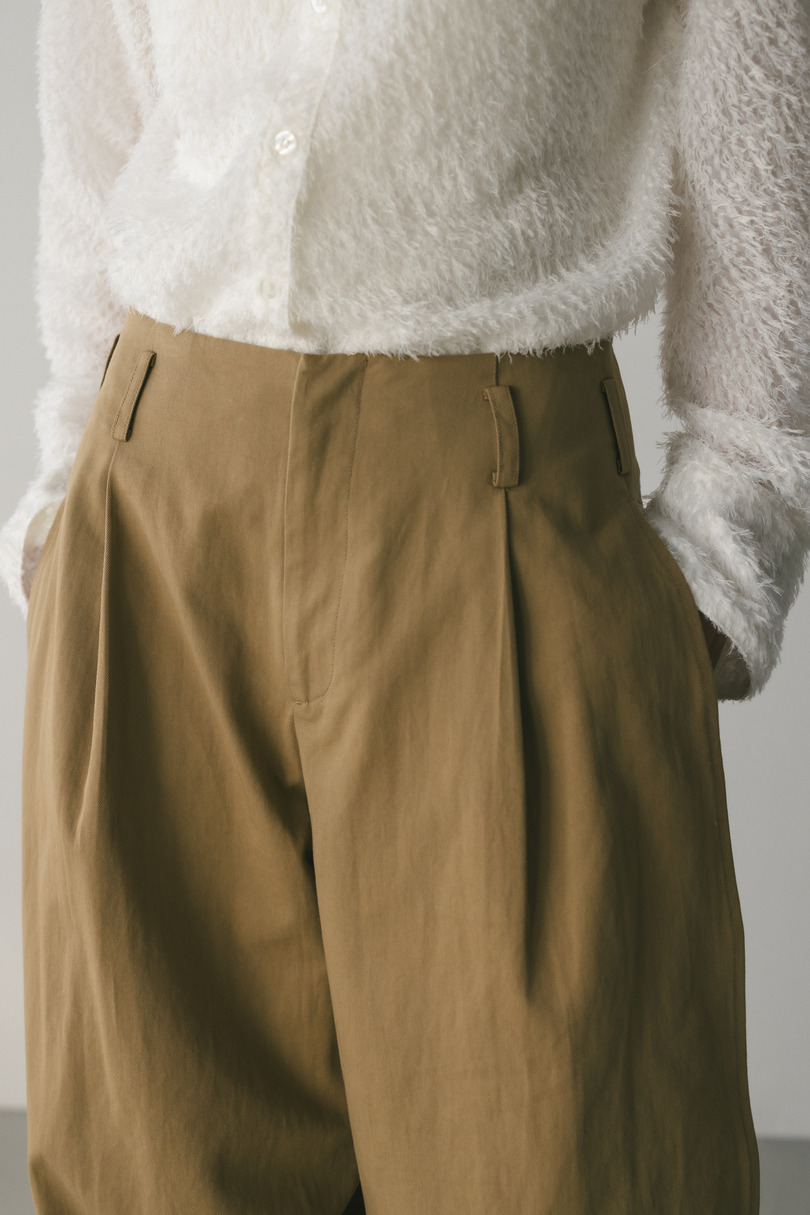 サイドタックフォルムパンツ 詳細画像 BEG 7