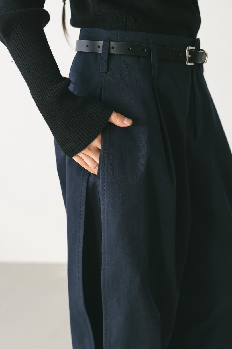 サイドタックフォルムパンツ 詳細画像 NVY 7