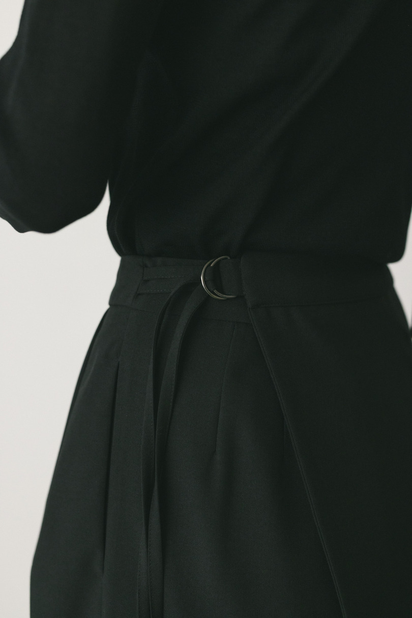 サイドラップワイドパンツ 詳細画像 BLK 10