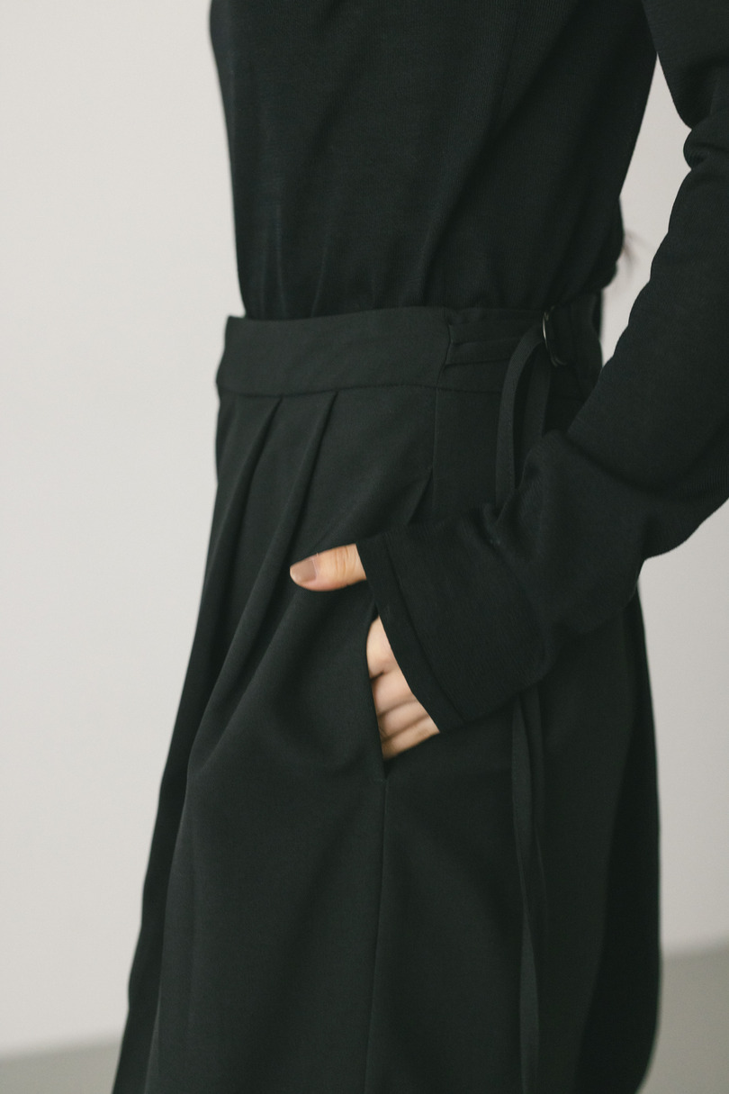 サイドラップワイドパンツ 詳細画像 BLK 11